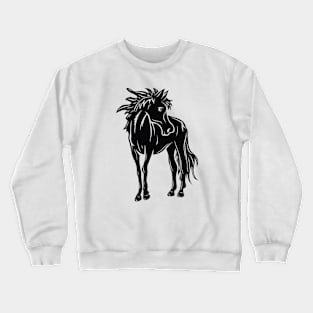 horse silhouette 1 Crewneck Sweatshirt